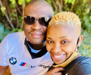 Bucy Radebe and Husband